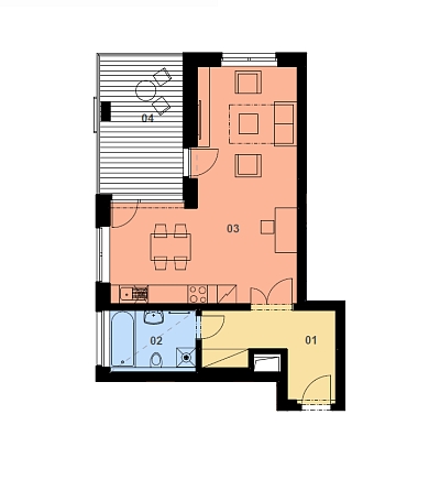 Učňovská, Hrdlořezy - Praha 9 | Prodej, Byt 1+kk, 57 m²