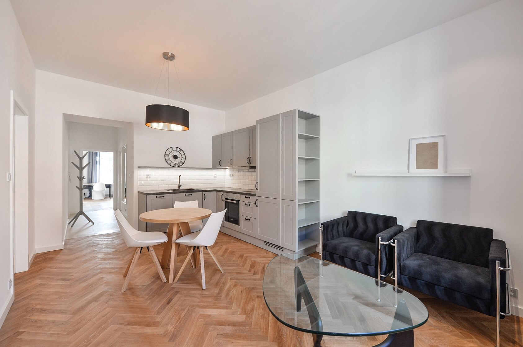 Grafická, Smíchov - Prague 5 | Rent, Apartment Two-bedroom (3+kk), 59 m²