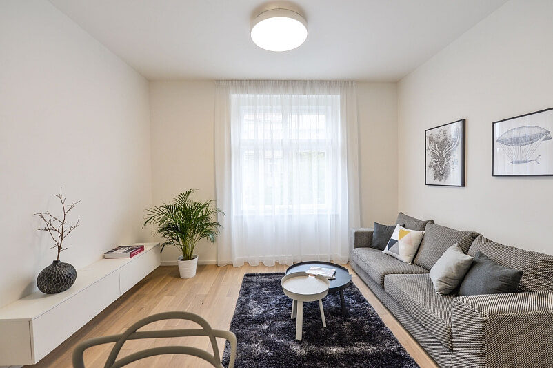 Lucemburská, Vinohrady - Prague 3 | Rent, Apartment One-bedroom (2+kk), 65 m²