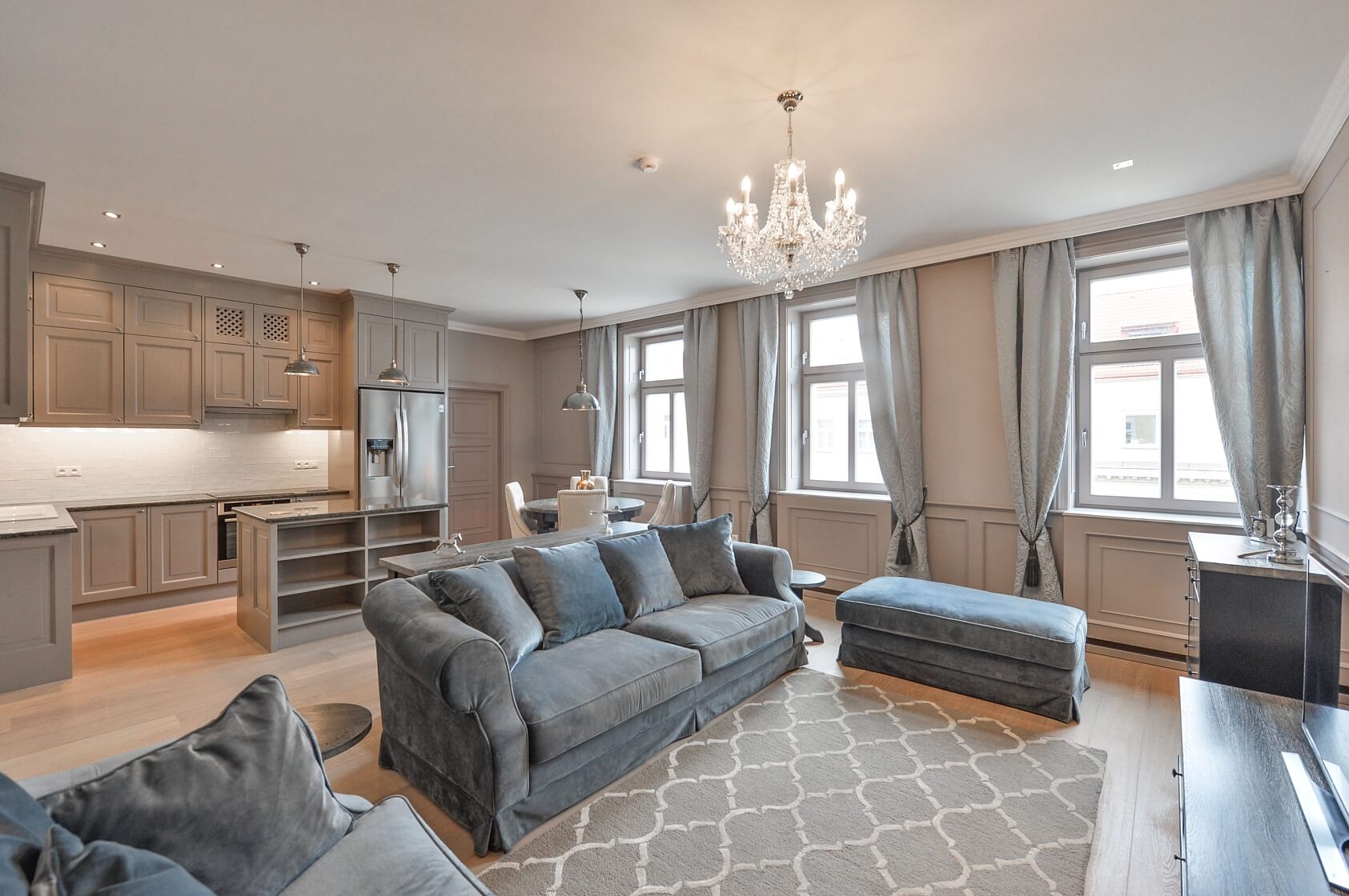 Korunní, Vinohrady - Praha 10 | Pronájem, Byt 4+kk, 111 m²