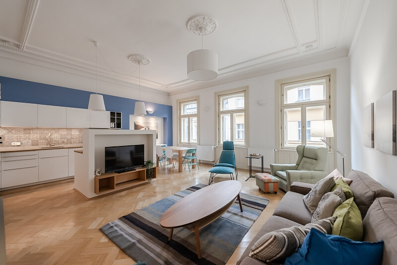 Soukenická, Nové Město - Prague 1 | Rent, Apartment One-bedroom (2+kk), 68 m²