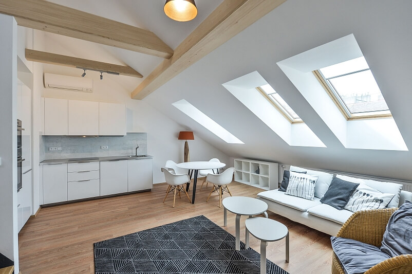 Březinova, Karlín - Prague 8 | Rent, Apartment Two-bedroom (3+kk), 99 m²