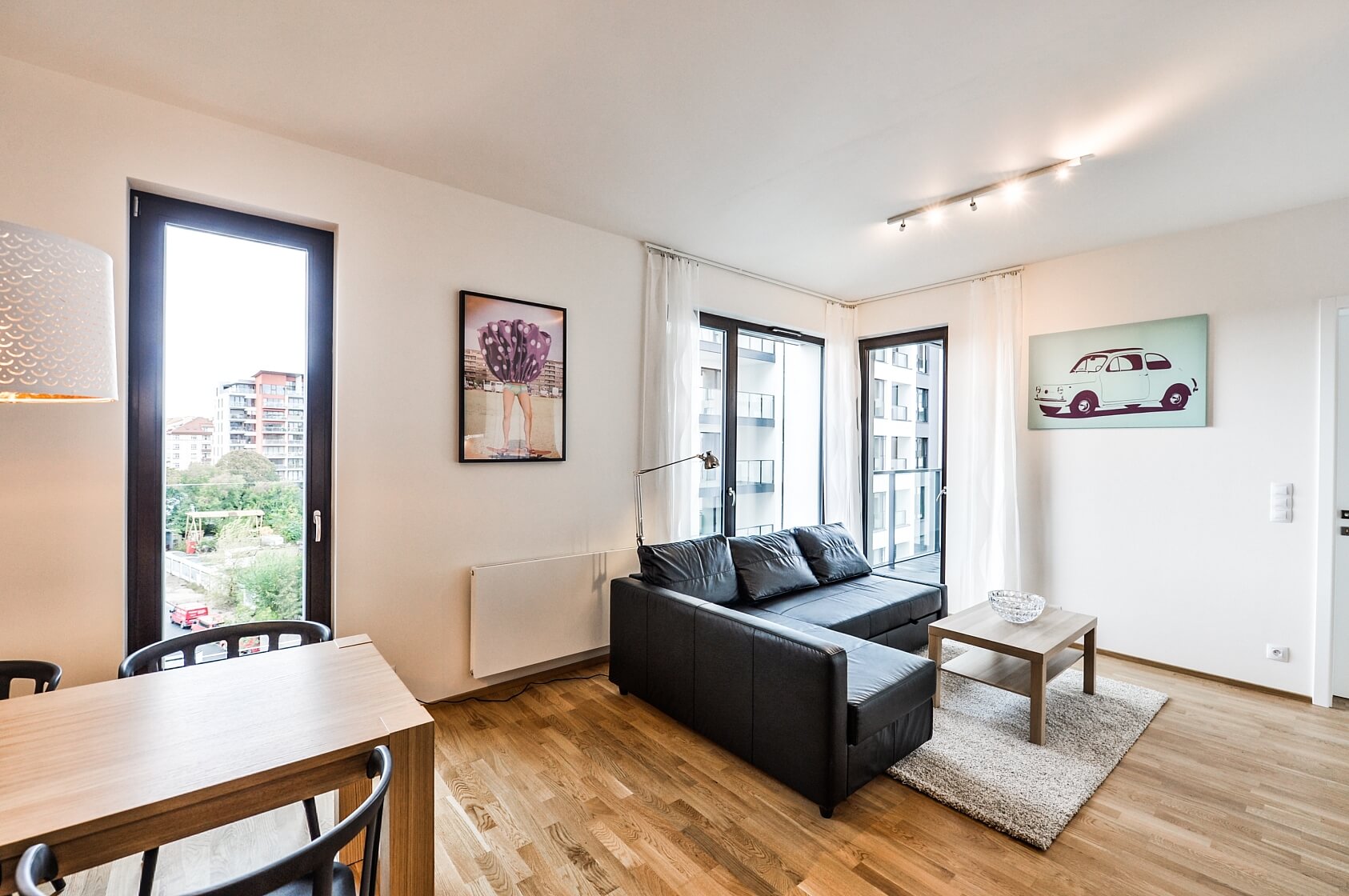 Sanderova, Holešovice - Prague 7 | Rent, Apartment One-bedroom (2+kk), 54 m²