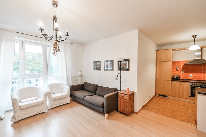 Plzeňská, Košíře - Prague 5 | Rent, Apartment One-bedroom (2+kk), 56 m²