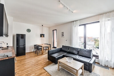 Sanderova, Holešovice - Prague 7 | Rent, Apartment One-bedroom (2+kk), 53 m²