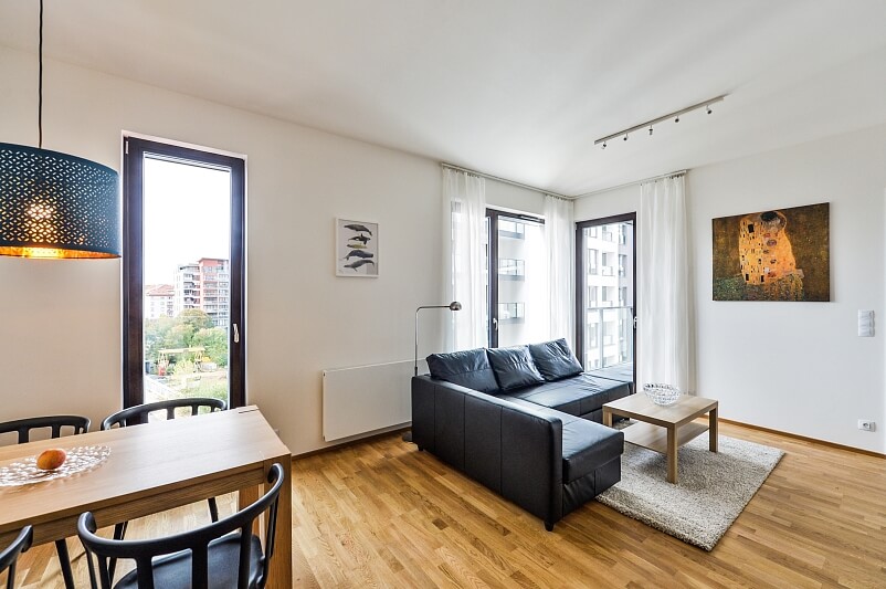 Sanderova, Holešovice - Prague 7 | Rent, Apartment One-bedroom (2+kk), 53 m²