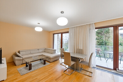 U Nikolajky, Smíchov - Prague 5 | Rent, Apartment One-bedroom (2+kk), 82 m²