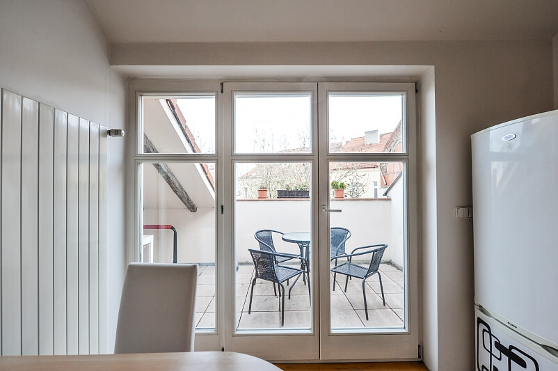 U Rajské zahrady, Žižkov - Prague 3 | Rent, Apartment One-bedroom (2+1), 87 m²