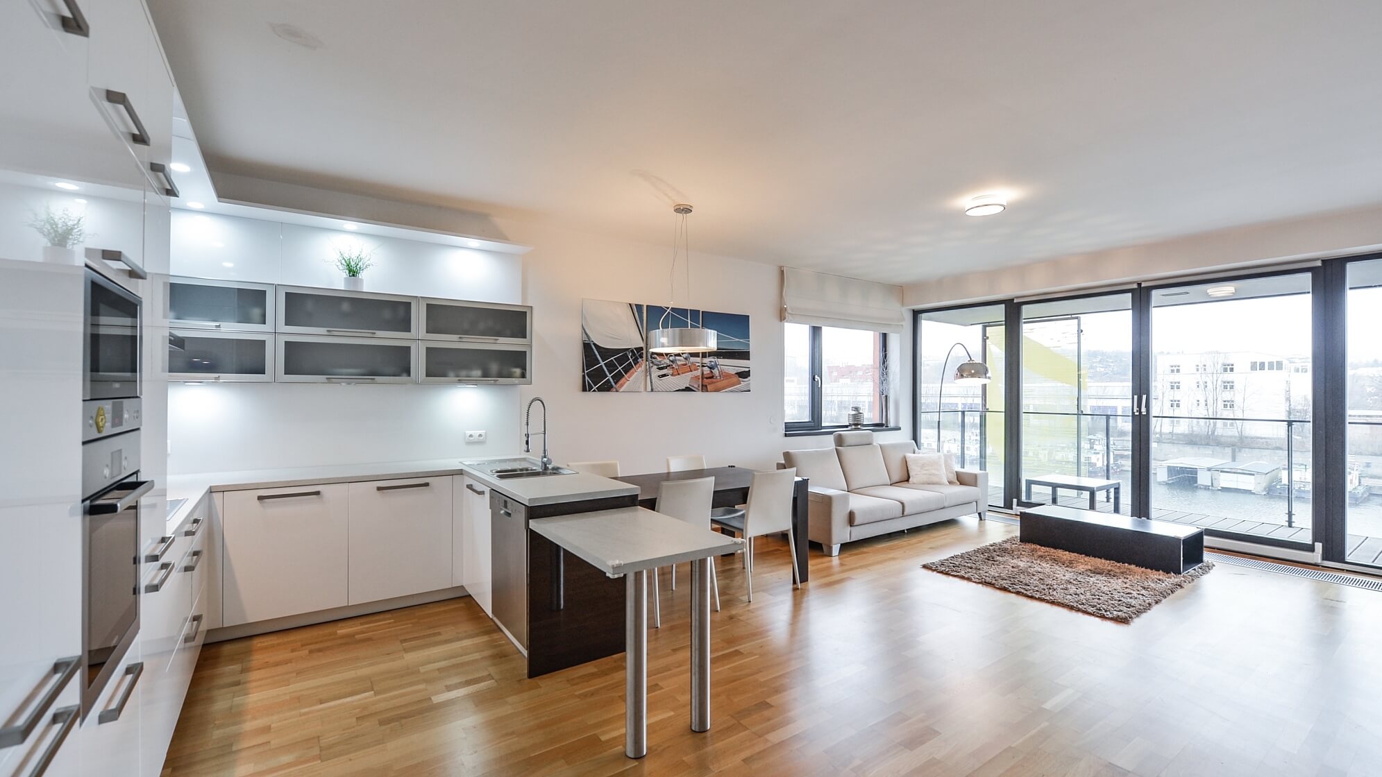 V Přístavu, Holešovice - Prague 7 | Rent, Apartment Two-bedroom (3+kk), 109 m²