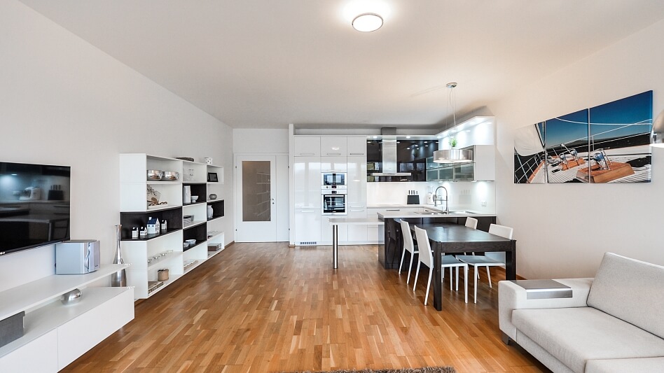 V Přístavu, Holešovice - Prague 7 | Rent, Apartment Two-bedroom (3+kk), 109 m²