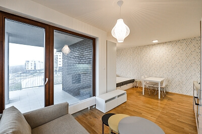 Učňovská, Hrdlořezy - Praha 9 | Pronájem, Byt 1+kk, 59 m²
