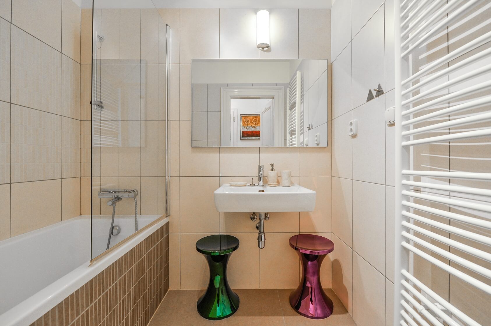 Slezská, Vinohrady - Prague 2 | Rent, Apartment One-bedroom (2+kk), 50 m²