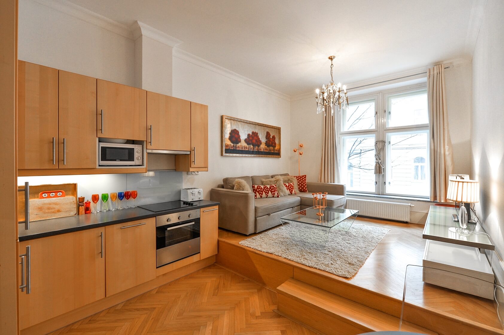 Slezská, Vinohrady - Praha 2 | Pronájem, Byt 2+kk, 50 m²