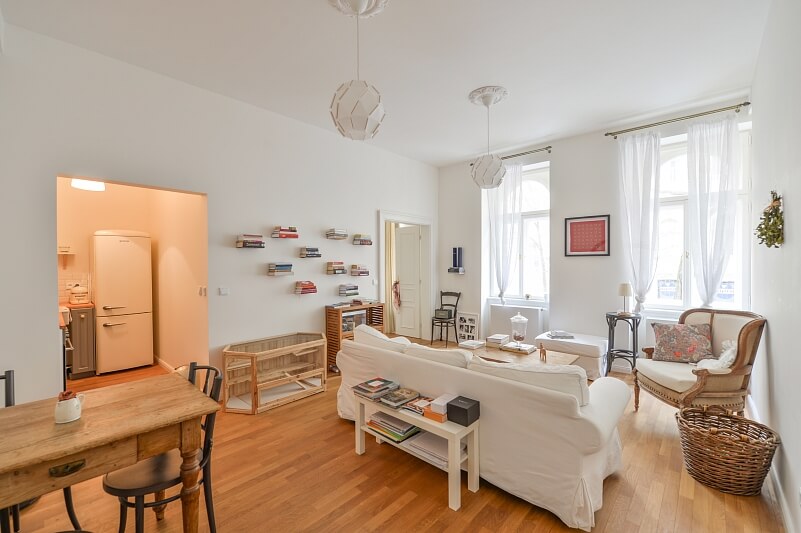 Nitranská, Vinohrady - Prague 3 | Rent, Apartment One-bedroom (2+kk), 55 m²