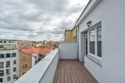 Rybalkova, Vršovice - Prague 10 | Rent, Apartment One-bedroom (2+kk), 82 m²
