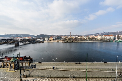 Rašínovo nábřeží, Nové Město - Prague 2 | Rent, Apartment Two-bedroom (3+1), 104 m²