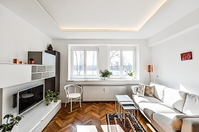 Malešická, Žižkov - Prague 3 | Rent, Apartment Two-bedroom (3+kk), 63 m²