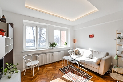 Malešická, Žižkov - Prague 3 | Rent, Apartment Two-bedroom (3+kk), 63 m²