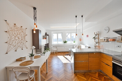 Malešická, Žižkov - Prague 3 | Rent, Apartment Two-bedroom (3+kk), 63 m²