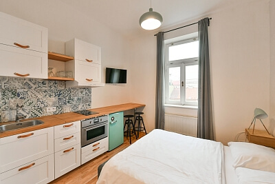 Bořivojova, Žižkov - Praha 3 | Pronájem, Byt 1+kk, 30 m²