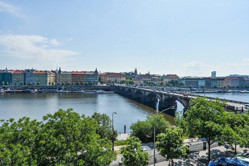 Janáčkovo nábřeží, Smíchov - Prague 5 | Rent, Apartment One-bedroom (2+1), 105 m²
