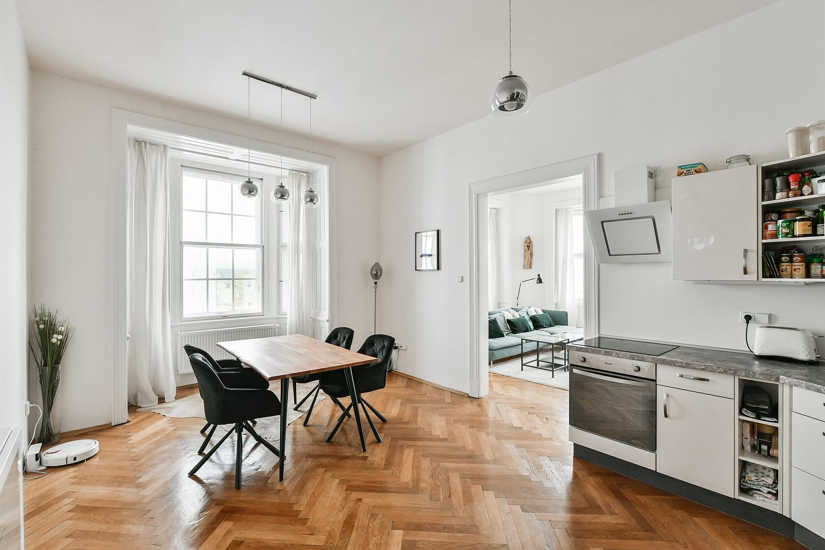 Janáčkovo nábřeží, Smíchov - Prague 5 | Rent, Apartment One-bedroom (2+1), 105 m²