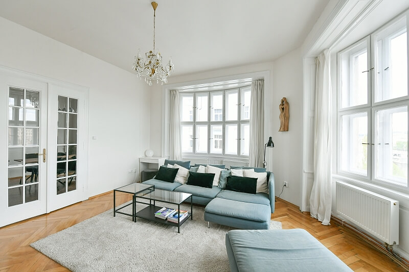 Janáčkovo nábřeží, Smíchov - Prague 5 | Rent, Apartment One-bedroom (2+1), 105 m²