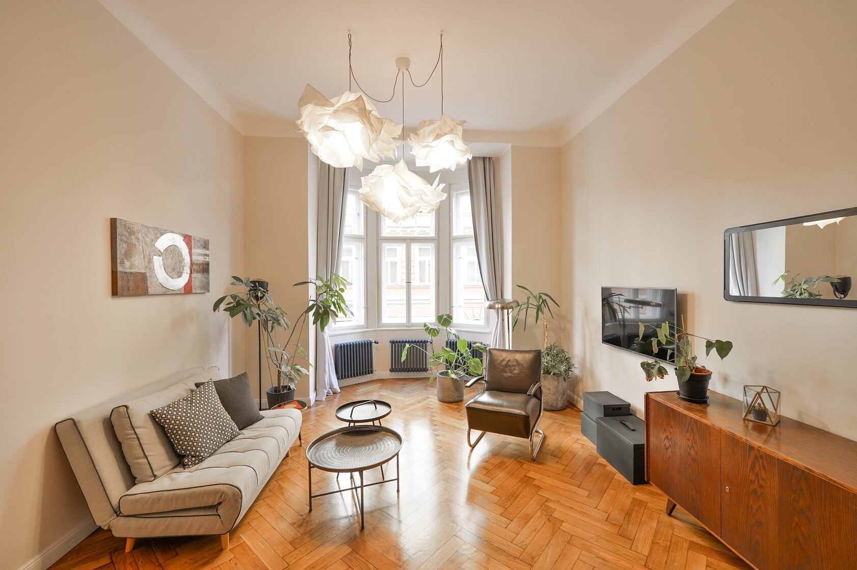 Bořivojova, Žižkov - Prague 3 | Rent, Apartment One-bedroom (2+kk), 62 m²