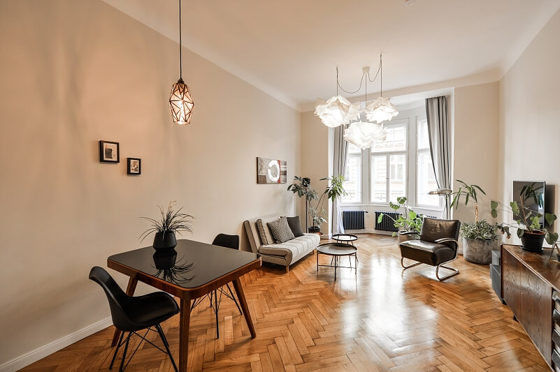 Bořivojova, Žižkov - Prague 3 | Rent, Apartment One-bedroom (2+kk), 62 m²