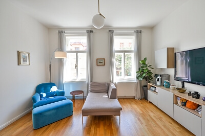 Nitranská, Vinohrady - Prague 3 | Rent, Apartment Two-bedroom (3+kk), 79 m²