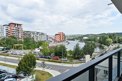 Sanderova, Holešovice - Prague 7 | Rent, Apartment One-bedroom (2+kk), 73 m²