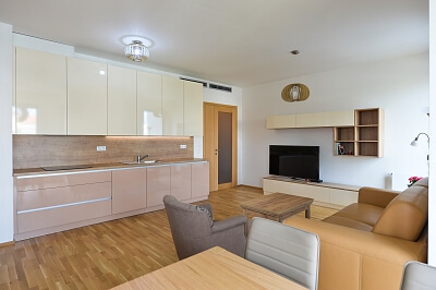 Sanderova, Holešovice - Prague 7 | Rent, Apartment One-bedroom (2+kk), 73 m²