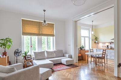 Nad Královskou oborou, Bubeneč - Prague 7 | Rent, Apartment One-bedroom (2+1), 100 m²
