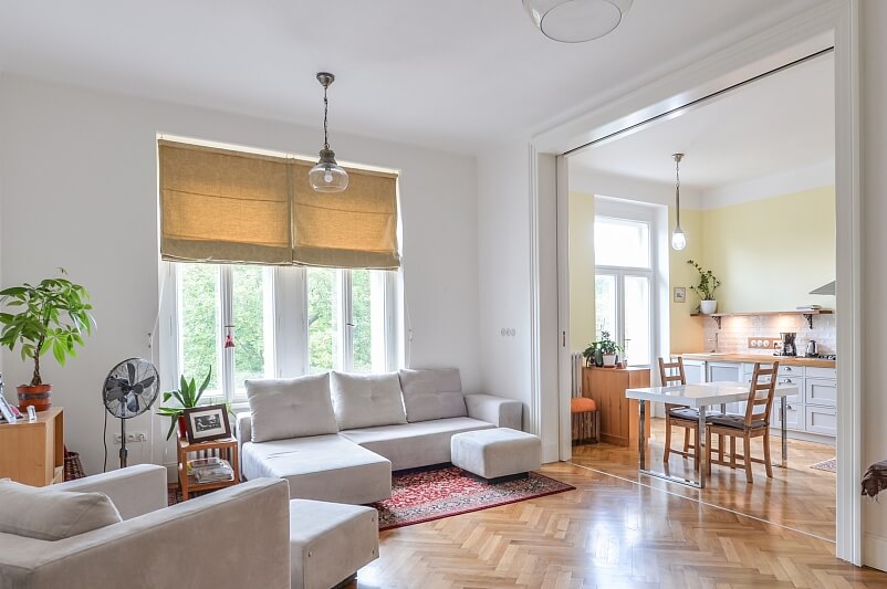 Nad Královskou oborou, Bubeneč - Prague 7 | Rent, Apartment One-bedroom (2+1), 100 m²