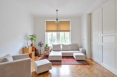 Nad Královskou oborou, Bubeneč - Prague 7 | Rent, Apartment One-bedroom (2+1), 100 m²