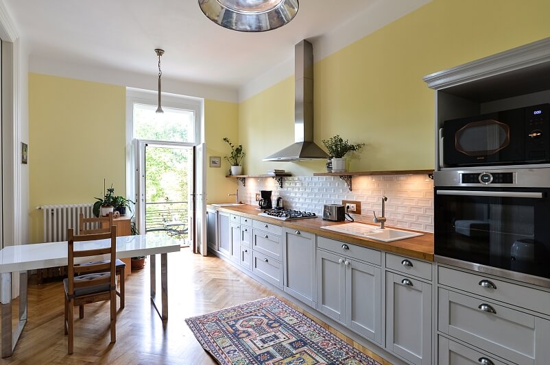 Nad Královskou oborou, Bubeneč - Prague 7 | Rent, Apartment One-bedroom (2+1), 100 m²