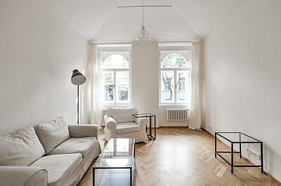 Belgická, Vinohrady - Prague 2 | Rent, Apartment One-bedroom (2+1), 63 m²