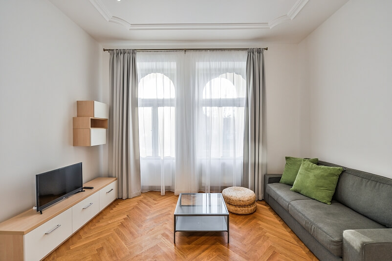 U Rajské zahrady, Žižkov - Prague 3 | Rent, Apartment One-bedroom (2+kk), 62 m²