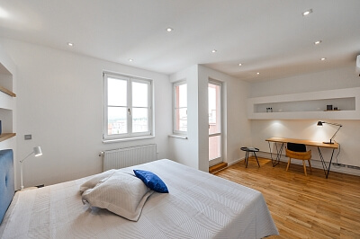 Lucemburská, Žižkov - Prague 3 | Rent, Apartment One-bedroom (2+kk), 156 m²