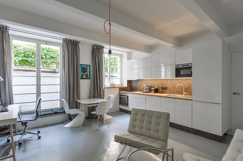 Českomalínská, Bubeneč - Prague 6 | Rent, Apartment One-bedroom (2+kk), 55 m²