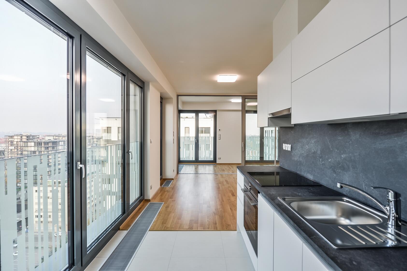 Olšanská, Žižkov - Prague 3 | Rent, Apartment One-bedroom (2+kk), 75 m²