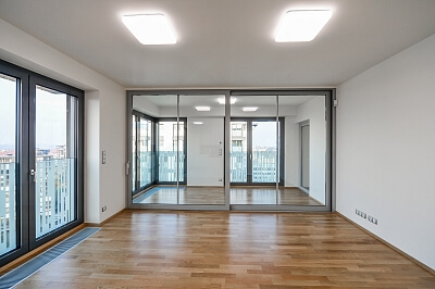 Olšanská, Žižkov - Prague 3 | Rent, Apartment One-bedroom (2+kk), 75 m²