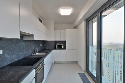 Olšanská, Žižkov - Prague 3 | Rent, Apartment One-bedroom (2+kk), 75 m²