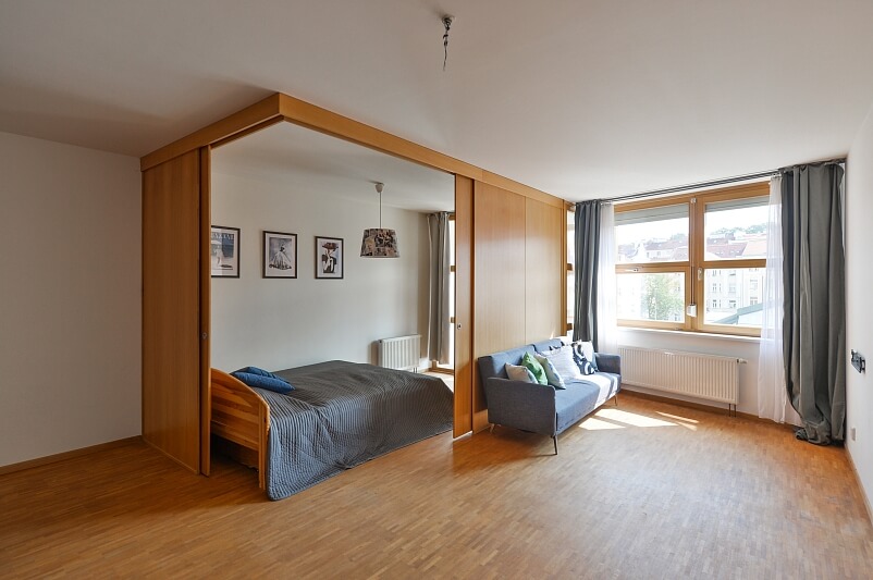 Tomkova, Smíchov - Prague 5 | Rent, Apartment Studio (1+kk), 63 m²