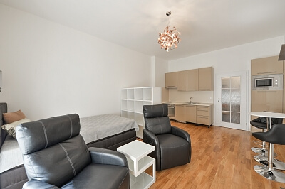 Ondříčkova, Žižkov - Praha 3 | Pronájem, Byt 1+kk, 31 m²