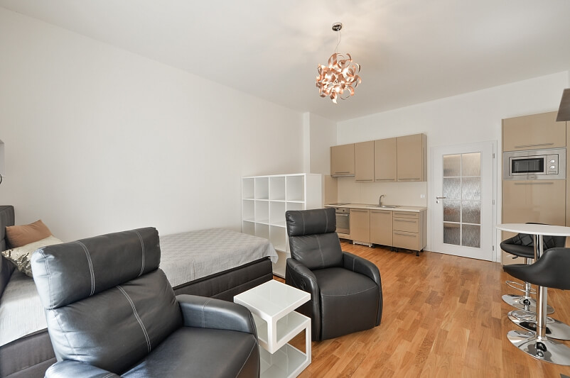 Ondříčkova, Žižkov - Praha 3 | Pronájem, Byt 1+kk, 31 m²