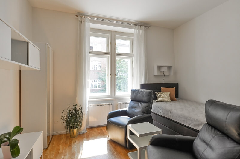 Ondříčkova, Žižkov - Prague 3 | Rent, Apartment Studio (1+kk), 31 m²