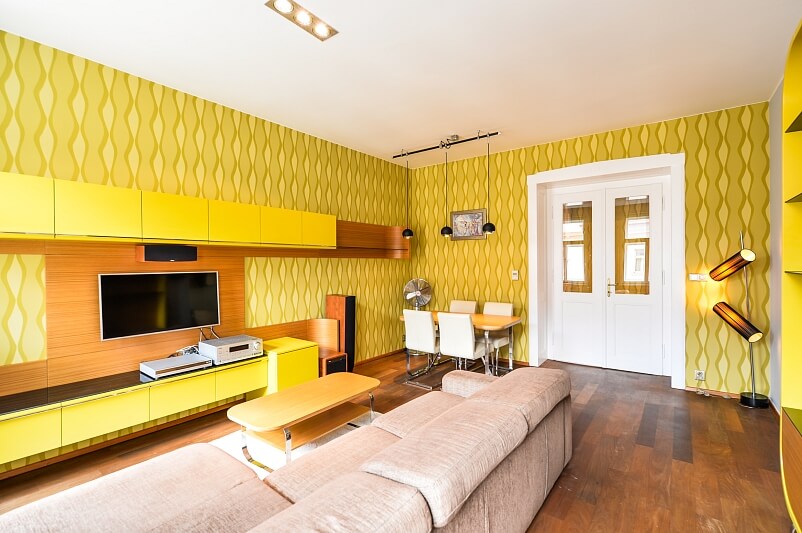 Kubelíkova, Žižkov - Prague 3 | Rent, Apartment One-bedroom (2+kk), 63 m²