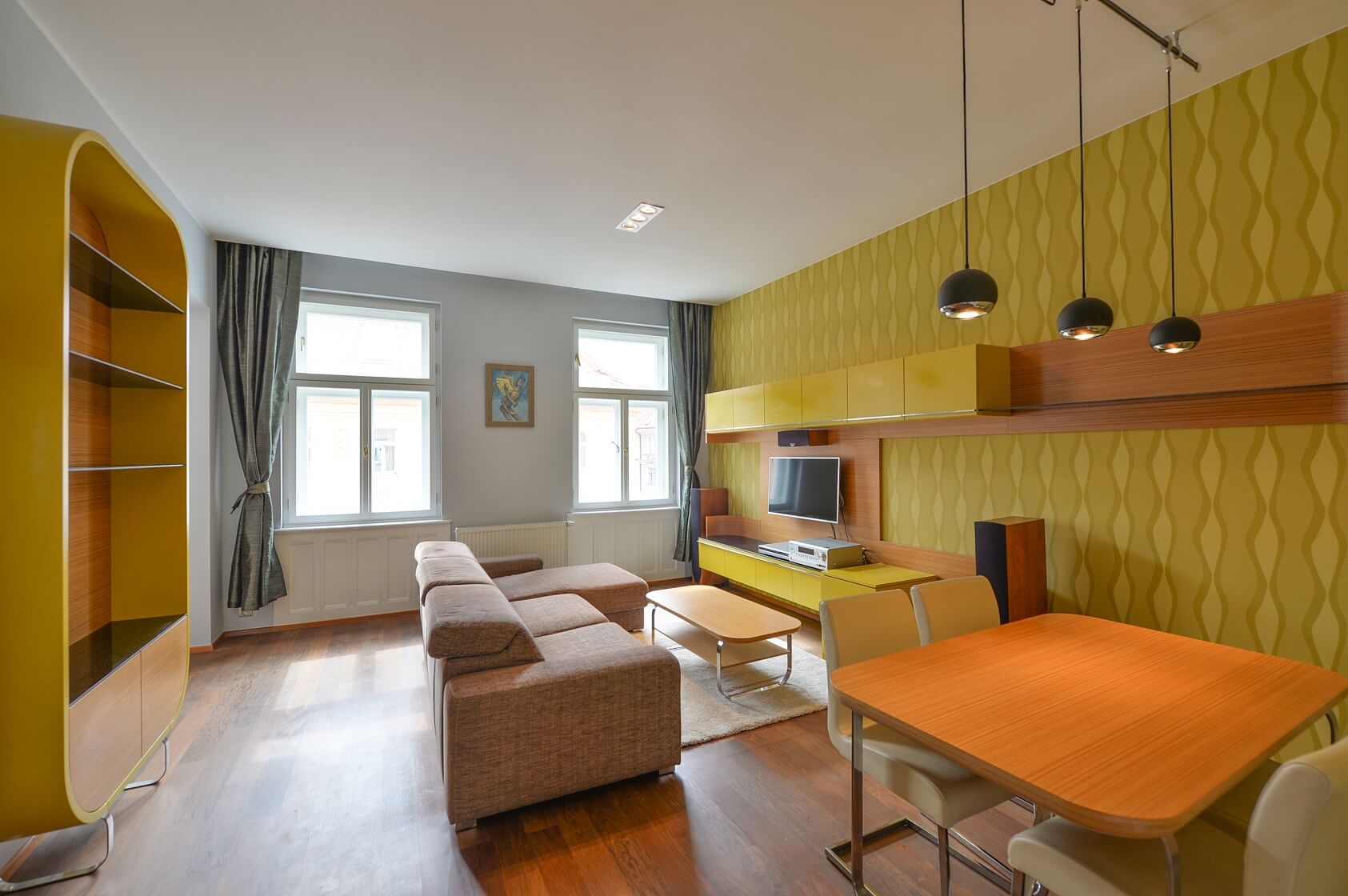 Kubelíkova, Žižkov - Prague 3 | Rent, Apartment One-bedroom (2+kk), 63 m²