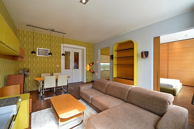 Kubelíkova, Žižkov - Prague 3 | Rent, Apartment One-bedroom (2+kk), 63 m²